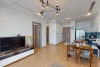 Nice and high floor two bedrooms apartment for rent in Vinhome Metropoplis, Ha Noi